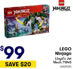 Woolworths LEGO Ninjago Lloyd's Jet Mech offer