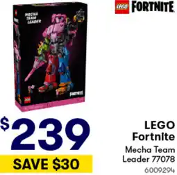 Woolworths LEGO Fortnite Mecha Team Leader offer