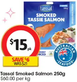 Coles Tassal Smoked Salmon offer