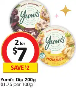 Coles Yumi's Dip offer