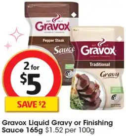 Coles Gravox Liquid Gravy or Finishing Sauce offer