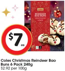 Coles Coles Christmas Reindeer Bao Buns offer