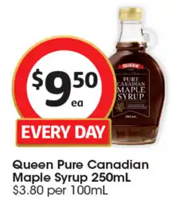 Coles Queen Pure Canadian Maple Syrup offer
