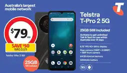 Coles Telstra T-Pro 2 5G offer