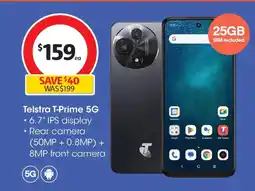 Coles Telstra T-Prime 5G offer