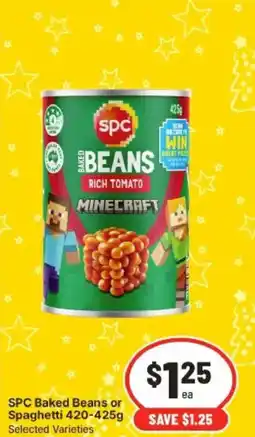 IGA SPC Baked Beans or Spaghetti offer