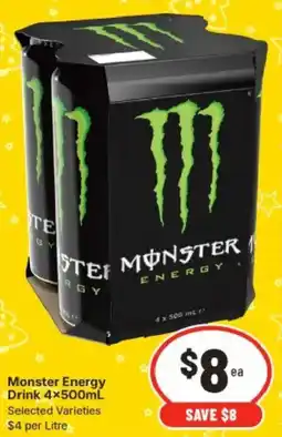 IGA Monster Energy Drink offer