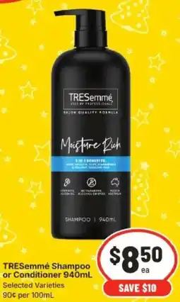 IGA TRESemmé Shampoo or Conditioner offer