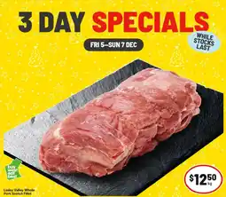 IGA Linley Valley Whole Pork Scotch Fillet offer