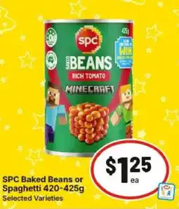 IGA SPC Baked Beans or Spaghetti offer
