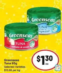 IGA Greenseas Tuna offer