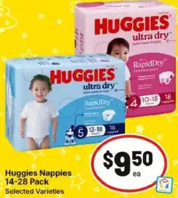IGA Huggies Nappies offer