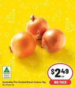 IGA Australian Pre-Packed Brown Onions offer