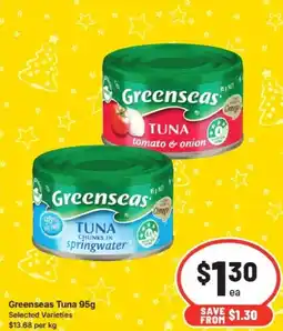 IGA Greenseas Tuna offer