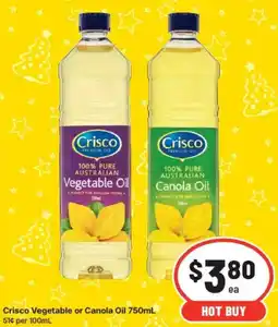 IGA Crisco Vegetable or Canola Oil offer