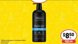 IGA Tresemmé shampoo or conditioner offer