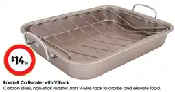 Coles Room & Co Roaster with V Rack offer