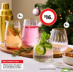 Coles Glass Tumblers offer