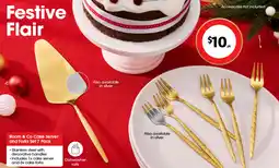 Coles Room & Co Cake Server and Forks offer
