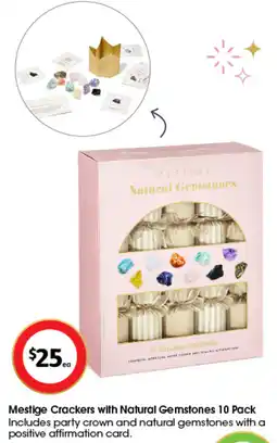 Coles Mestige Crackers with Natural Gemstones offer