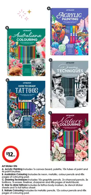 Coles Art Maker Kits offer