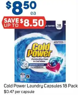 Foodland Cold Power Laundry Capsules offer