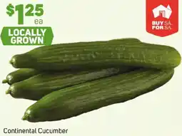 Foodland Continental Cucumber offer