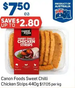 Foodland Canon Foods Sweet Chilli Chicken Strips offer
