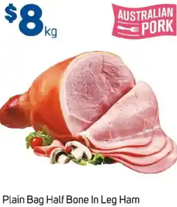 Foodland Plain Bag Half Bone In Leg Ham offer