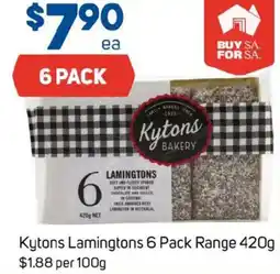 Foodland Kytons Lamingtons 6 Pack Range offer