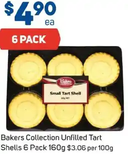 Foodland Bakers Collection Unfilled Tart Shells offer
