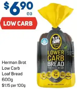 Foodland Herman brot low carb loaf bread offer