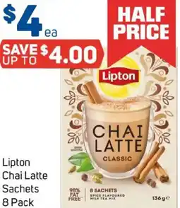 Foodland Lipton Chai Latte Sachets offer