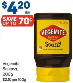 Foodland Vegemite Squeezy offer