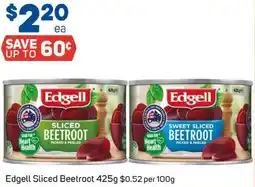 Foodland Edgell Sliced Beetroot offer