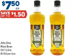 Foodland Alfa one rice bran oil offer