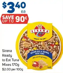 Foodland Sirena ready to eat tuna mixes offer