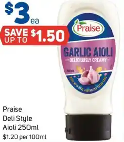 Foodland Deli Style Aioli offer