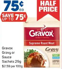 Foodland Gravox Gravy or Sauce Sachets offer
