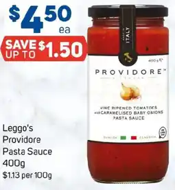Foodland Leggo's Providore Pasta Sauce offer