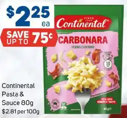 Foodland Continental Pasta & Sauce offer
