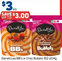 Foodland Darrell Lea BB's or Choc Bullets offer