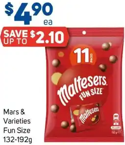 Foodland Mars & Varieties Fun Size offer