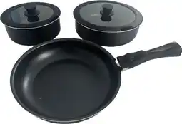 BCF Wanderer Non-Stick Aluminium 6 Piece Cook Set offer