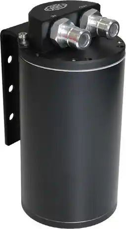 Autopro SAAS Oil Catch Can Round Black Billet 500ml offer