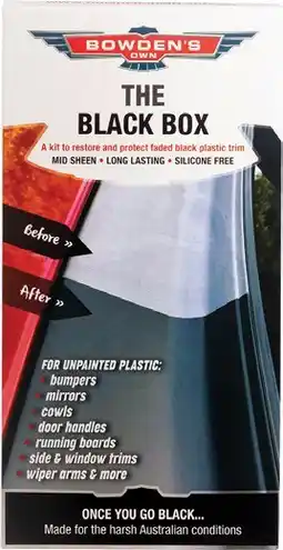 SuperCheap Auto Bowden’s Own the Black Box^ offer