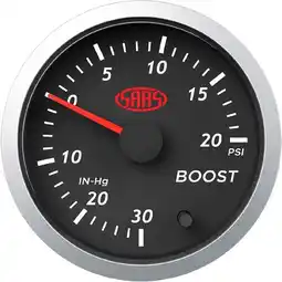 Autobarn SAAS 52MM Street Series Gauges Black offer