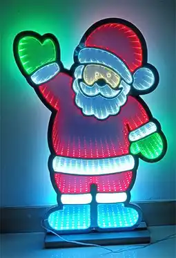 Toymate Jollyglow Santa Deluxe LED Display Ornament offer