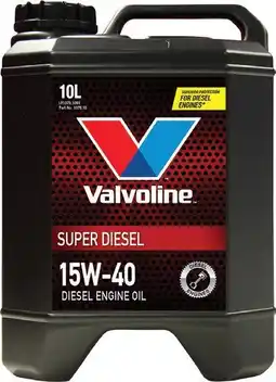 SuperCheap Auto Valvoline SUPER DIESEL 15W-40 10L Engine Oil^ offer