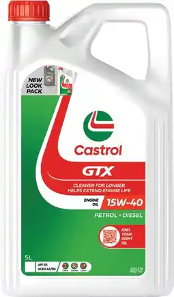 SuperCheap Auto Castrol GTX 15W-40 5L Engine Oil offer